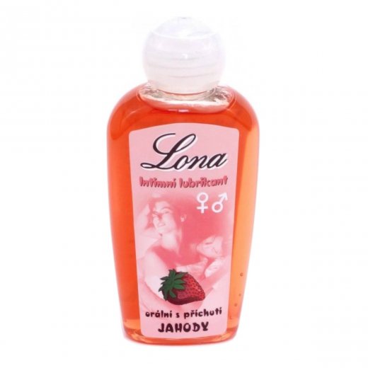 Lubrika�n� gel LONA JAHODA 130 ml
