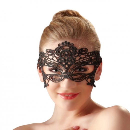 Maska Cottelli ACCESSOIRES 2480263 krajkov� �ern�