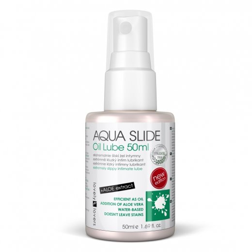 Lubrika�n� gel LOVELY LOVERS AQUA SLIDE OIL LUBE 50 ml