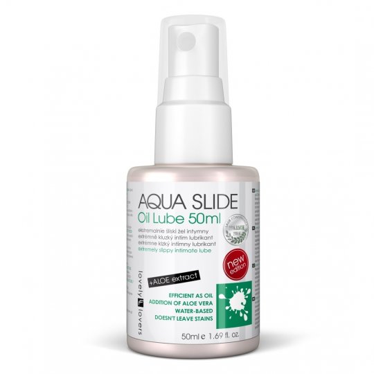 Lubrika�n� gel LOVELY LOVERS AQUA SLIDE OIL LUBE 50 ml