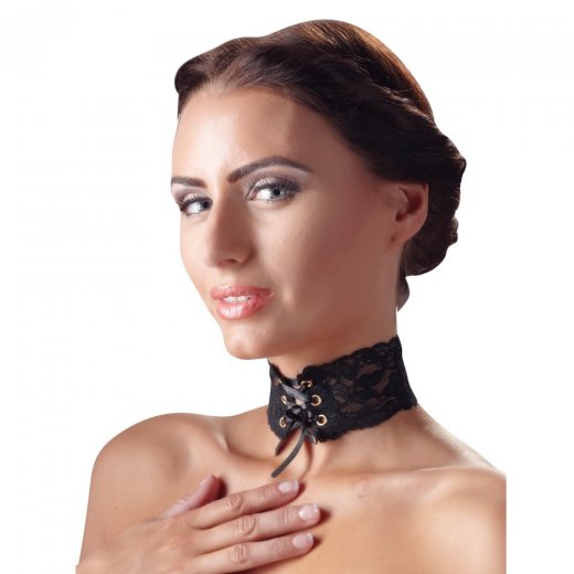 Obojek krajkov� Cottelli Collection CHOKER LACE black