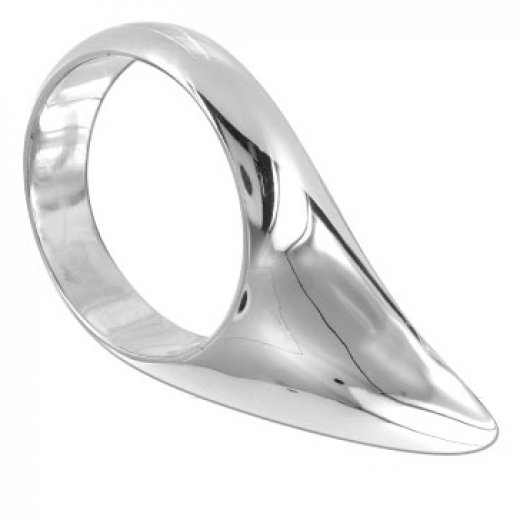 Krou�ek na penis METALHARD COCK TEARDROP 55 mm