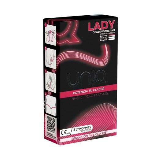 Kondom d�msk� Uniq LADY 3 ks
