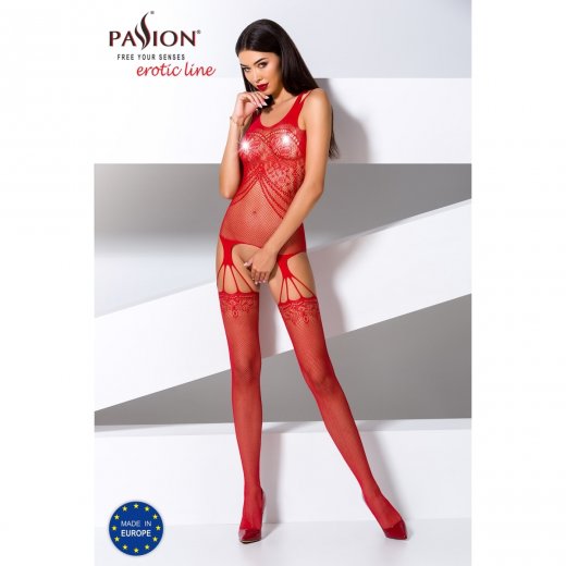 Catsuit PASSION BS070 �erven� S-L
