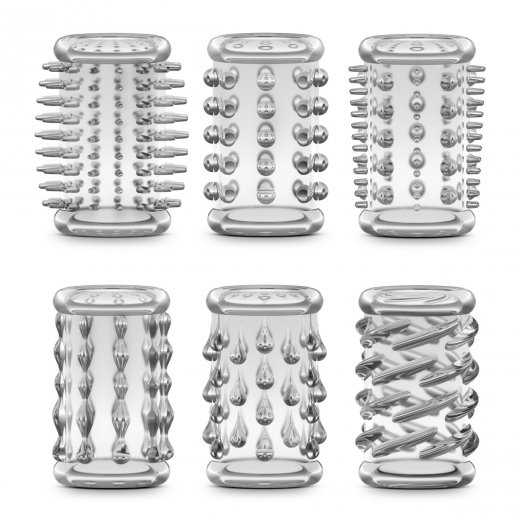 N�vleky na penis Blush STAY HARD COCK SLEEVE KIT clear