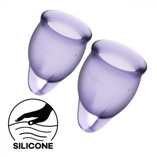 Menstrua�n� kal�ky SATISFYER FEEL CONFIDENT MENSTRUAL CUP fialov�