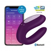 Vibr�tor SATISFYER DOUBLE JOY fialov�