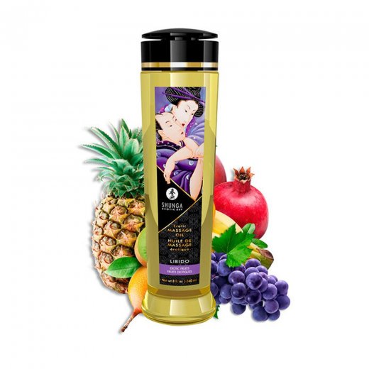 Olej mas�n� SHUNGA EROTIC MASSAGE OIL LIBIDO 240 ml