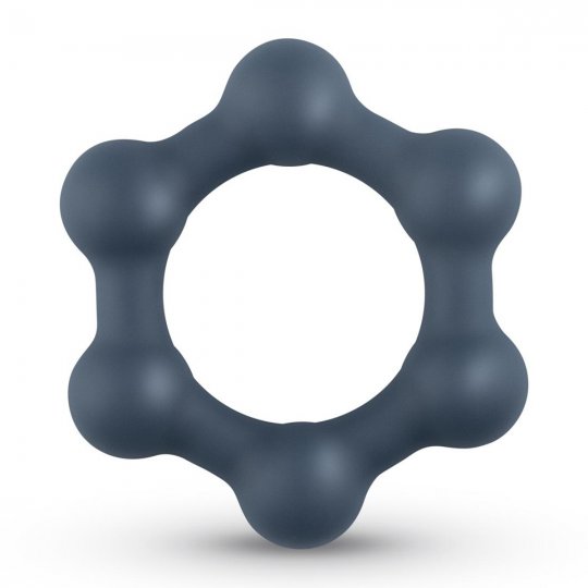 Krou�ek na penis Boners Hexagon Cockring With Steel Balls