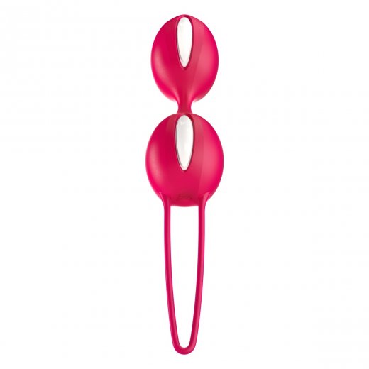 Venu�iny kuli�ky Fun Factory SMARTBALLS DUO b�lo/�erven�