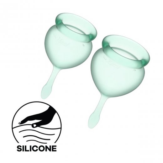 Menstrua�n� kal�ky SATISFYER FEEL GOOD MENSTRUAL CUP zelen�