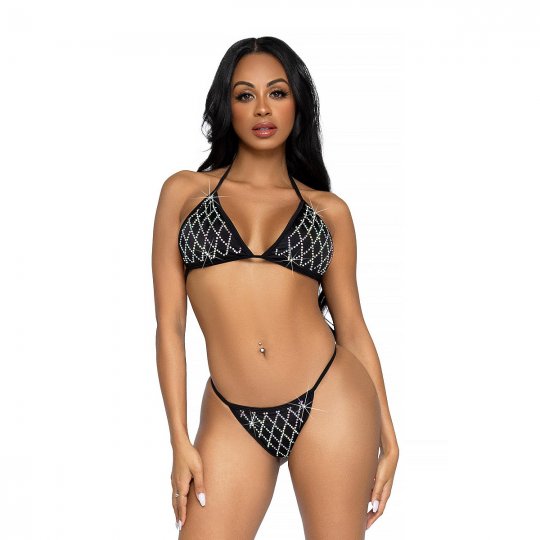 Bikiny set Leg Avenue Domino �ern�