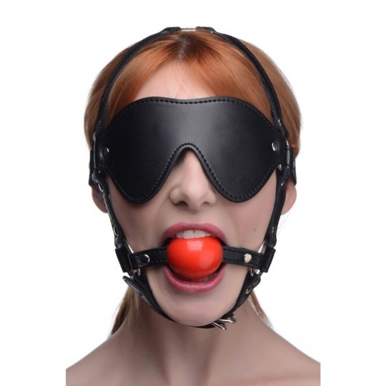 Roub�k s maskou na o�i STRICT Harness �ern�