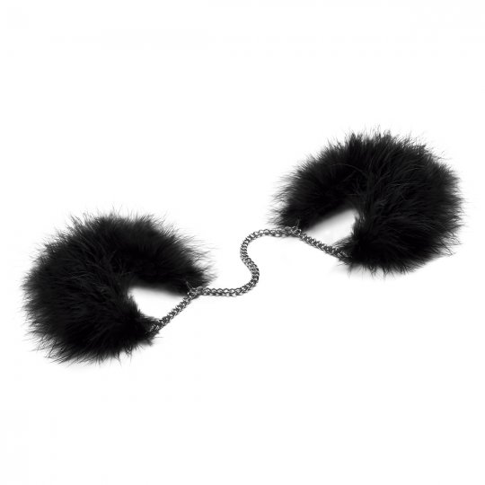 Pouta na ruce BIJOUX INDISCRETS ZA ZA ZU FEATHER HANDCUFFS �ern�