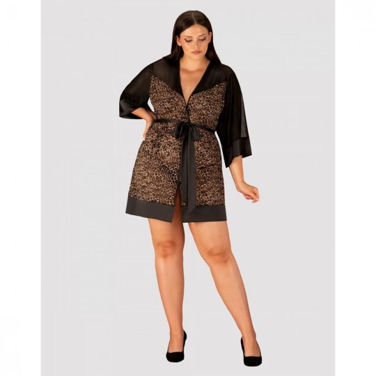 �upan Obsessive ALLUNES PEIGNOIR �ern� 2XL/3XL