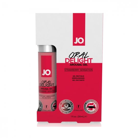 Gel stimula�n� System JO ORAL DELIGHT AROUSAL STRAWBERRY 30 ml