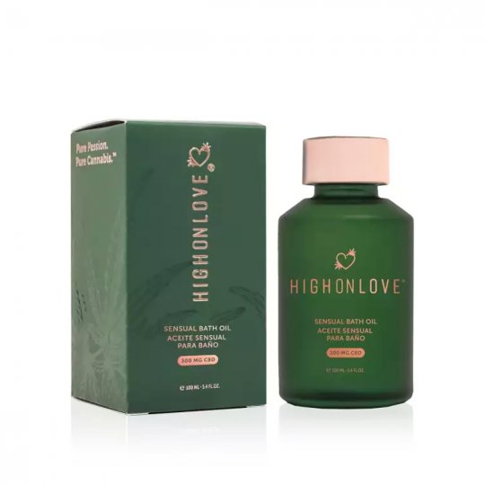 Olej t�lov� a sprchov� HIGH ON LOVE Sensual CBD 100 ml
