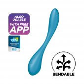 Vibr�tor SATISFYER G-SPOT FLEX 5+ petrolejov�