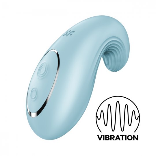 Stimul�tor SATISFYER DIPPING DELIGHT modr�