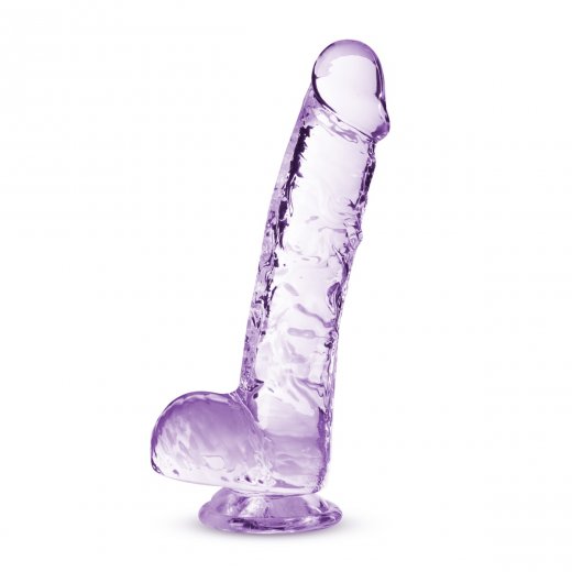 Dildo Blush NATURALLY YOURS 6INCH CRYSTALLINE fialov�