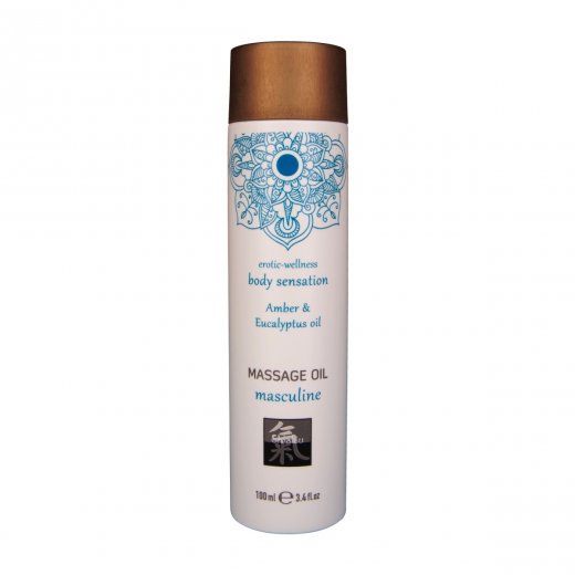 Olej mas�n� HOT Shiatsu masculine Amber & Eucalyptus oil 100 ml
