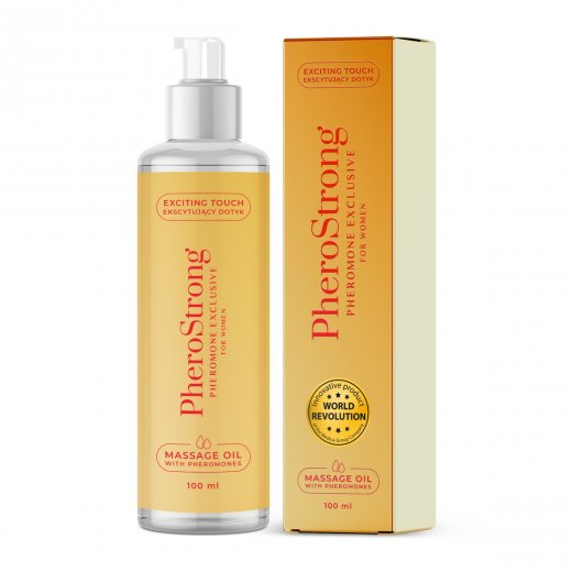 Olej mas�n� PheroStrong Exclusive s feromony pro �eny 100 ml