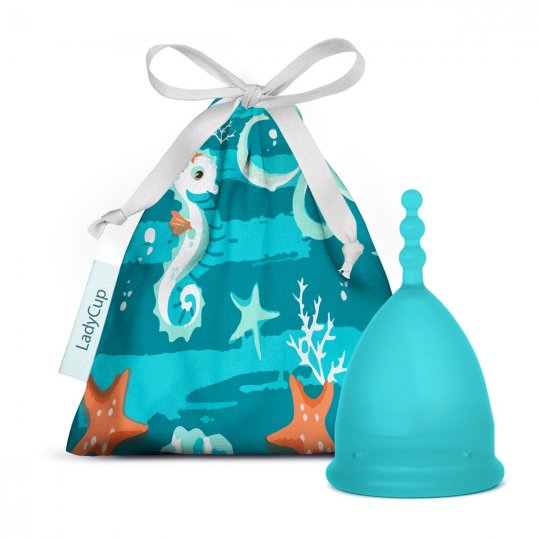 Menstrua�n� kal�ek LadyCup Revolution Modr� hv�zdice vel. L