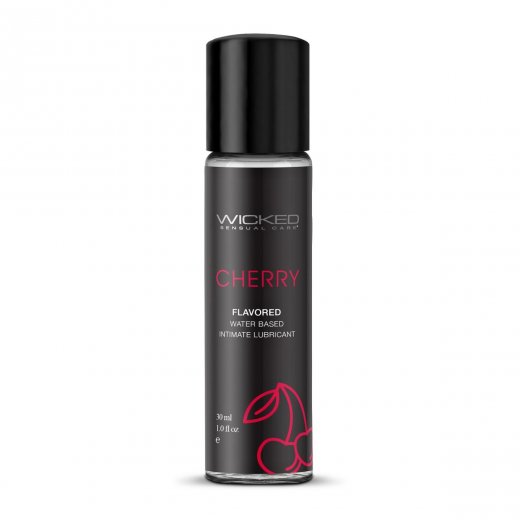 Lubrika�n� gel WICKED AQUA Cherry Flavored 30 ml