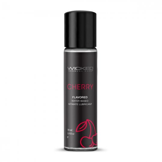 Lubrika�n� gel WICKED AQUA Cherry Flavored 30 ml