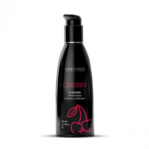 Lubrika�n� gel WICKED AQUA Cherry Flavored 60 ml