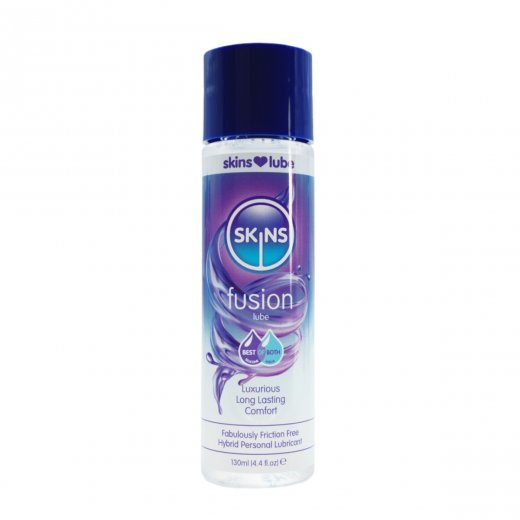 Lubrika�n� gel Skins Fusion Hybrid Silicone and Water Based 130 ml