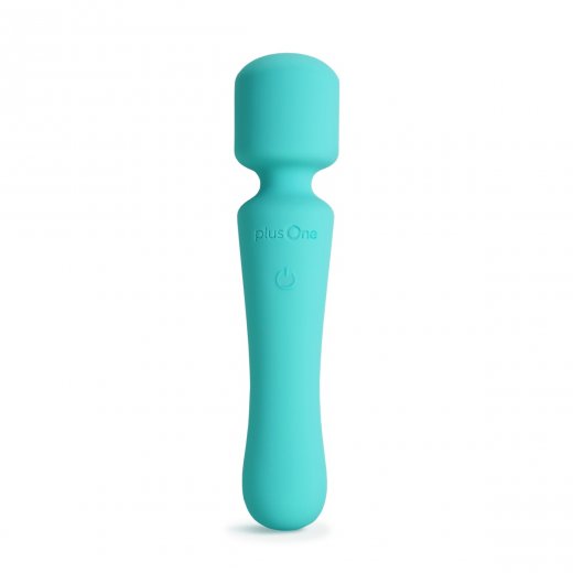 Mas�n� hlavice PlusOne Vibrating Wand modr�