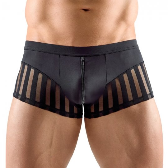 Boxerky Svenjoyment se zipem a pruhem �ern�